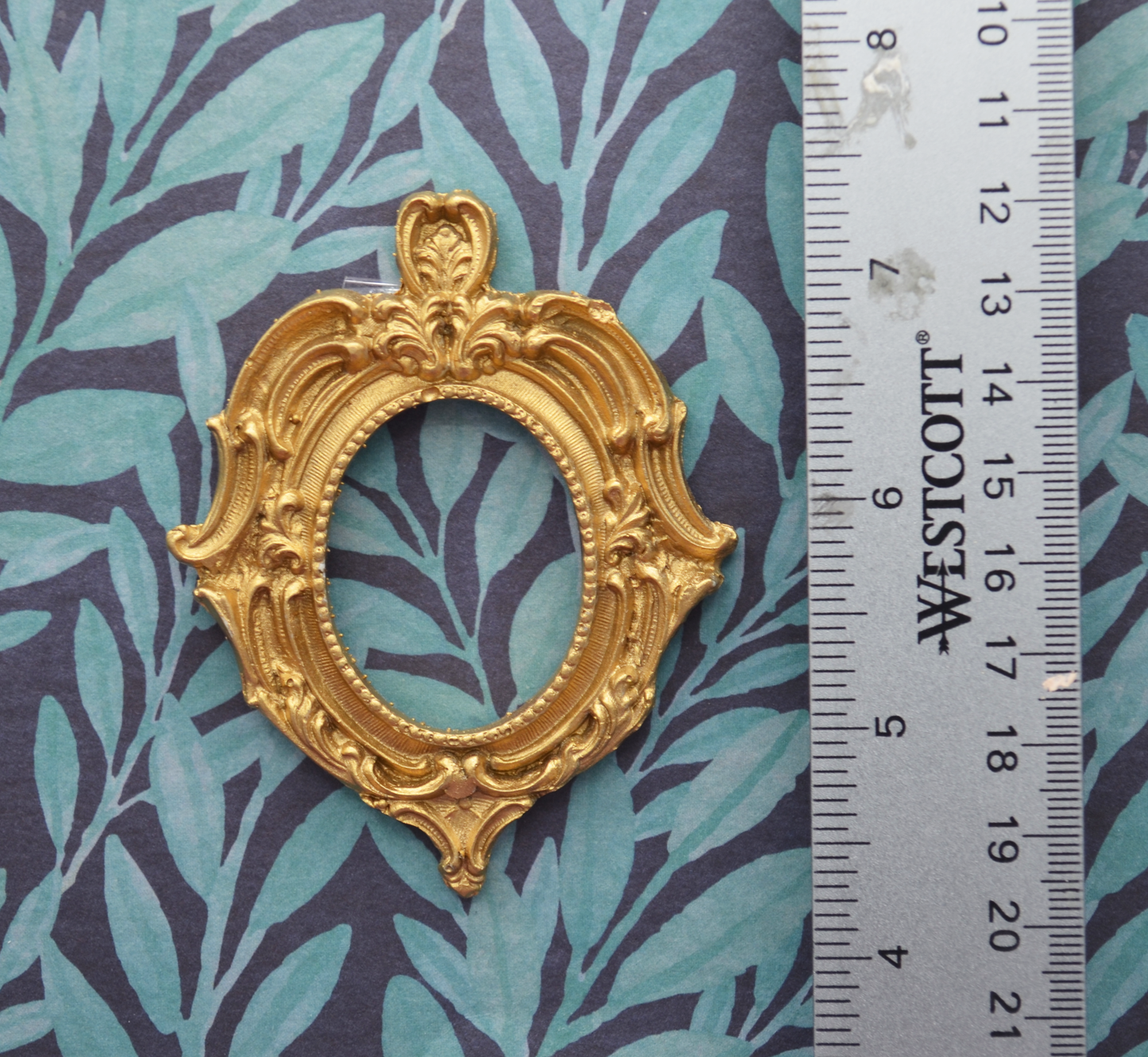 Mini Gold French Rococo Frame | Miniature for Dollhouses | 3.5"