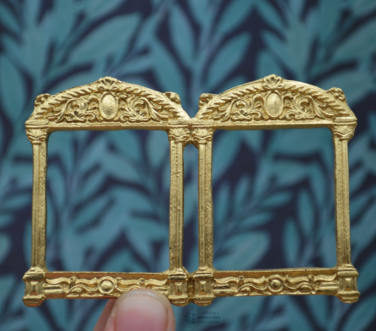 Gold Dual Nouveau Frame | Ornamentation for Dollhouses