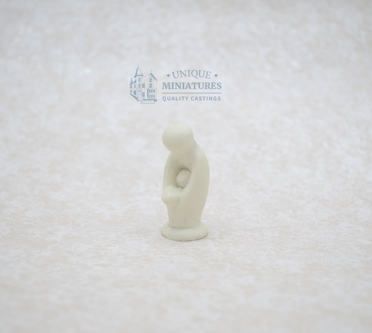 Hooded Mother Statue | Ornamentation for Dollhouse