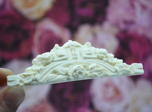 Deco Rosette Trim | Ornamentation for Dollhouse Miniatures