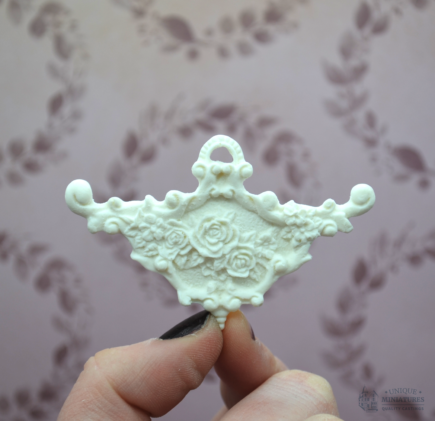 Rose Bouquet Appliqué | Ornamentation for Dollhouse Miniatures