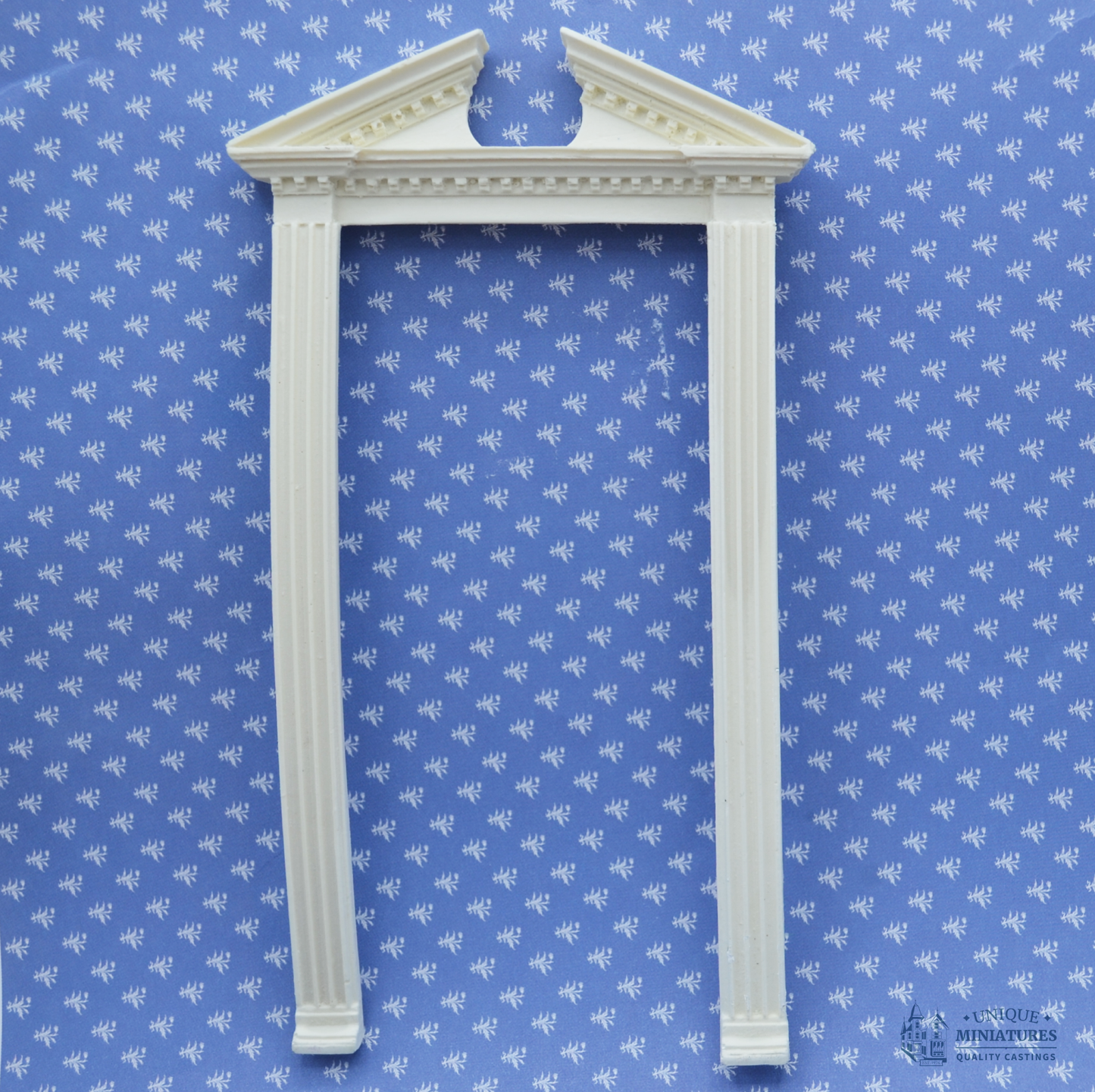 Broken Pediment Door Frame | Ornamentation for Dollhouse