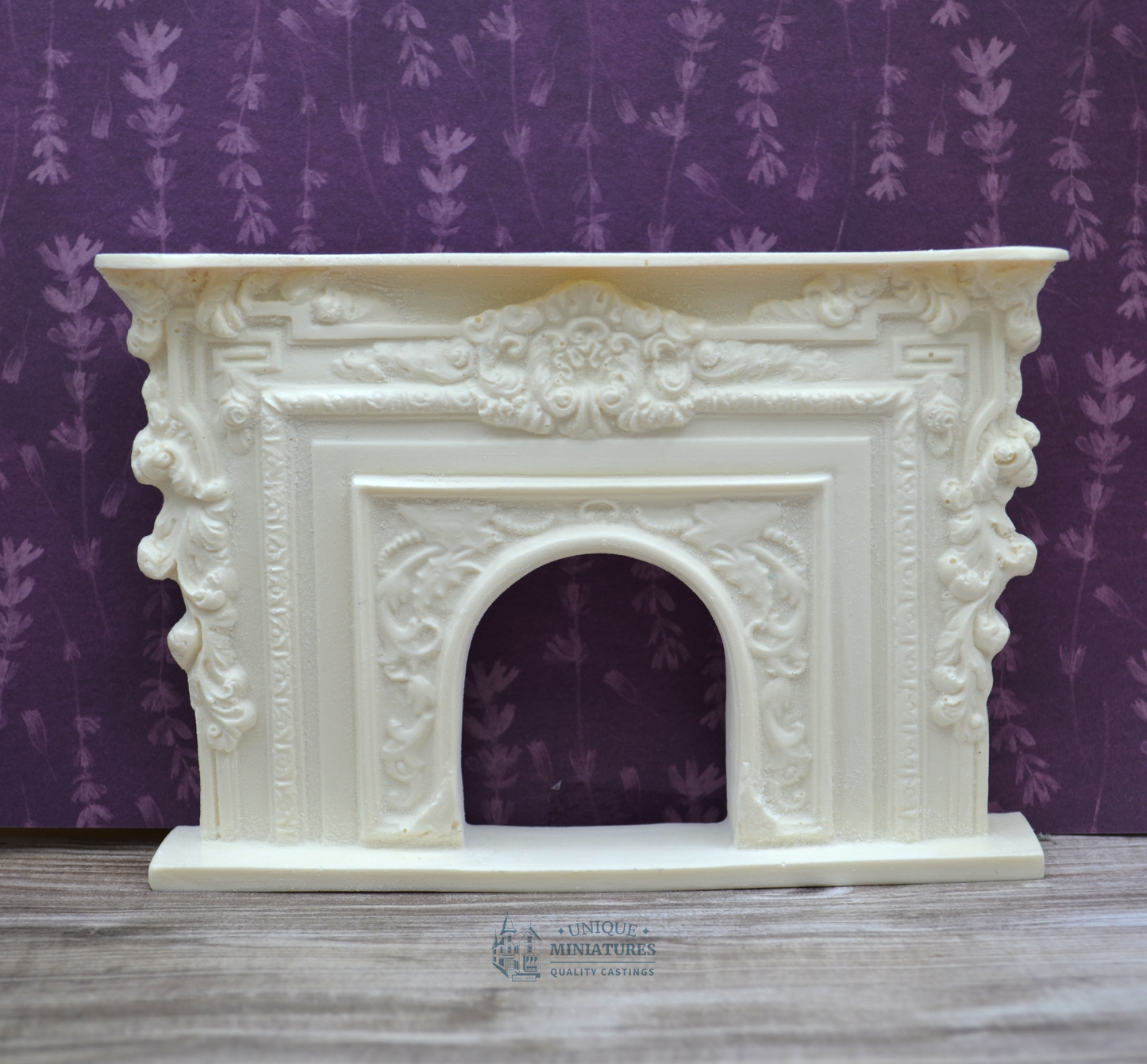 Rococo Fireplace | Ornamentation for Dollhouse