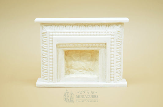 Half-scale Egg-And-Dart Fireplace | Ornamentation for Dollhouse Miniatures