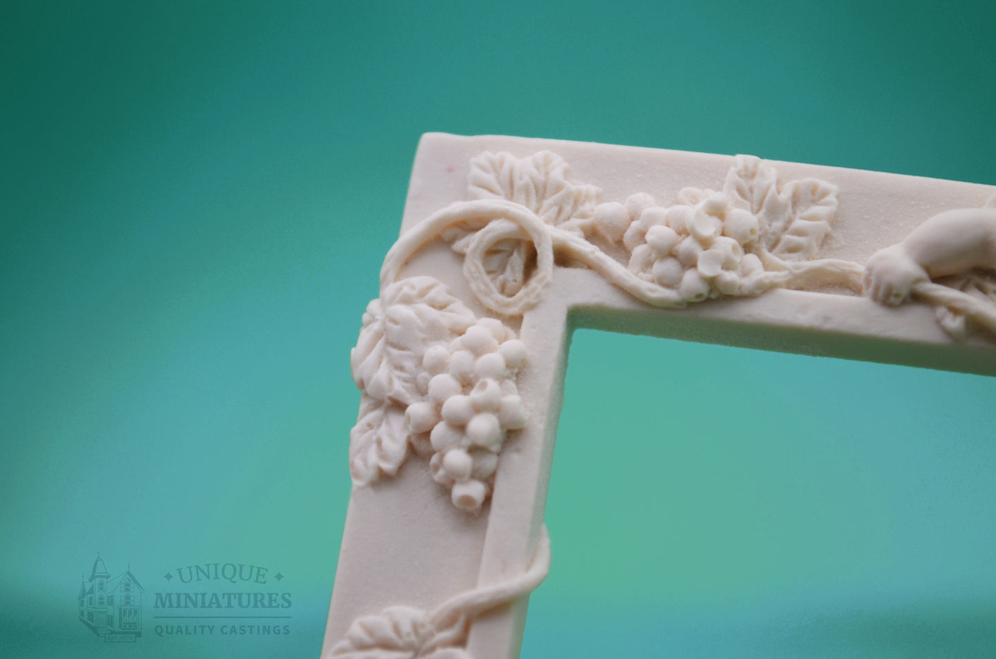 Cherub and Grapevine Frame | Miniature for Dollhouses