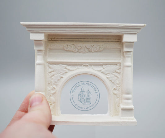 Grand Garland Fireplace | Ornamentation for Dollhouse