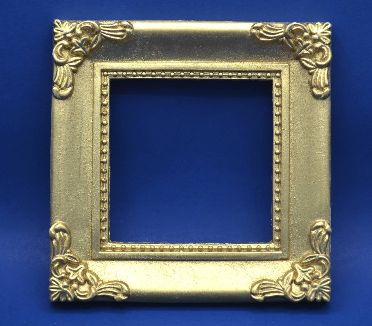 Large Gilded Square Frame | Miniature for Dollhouses