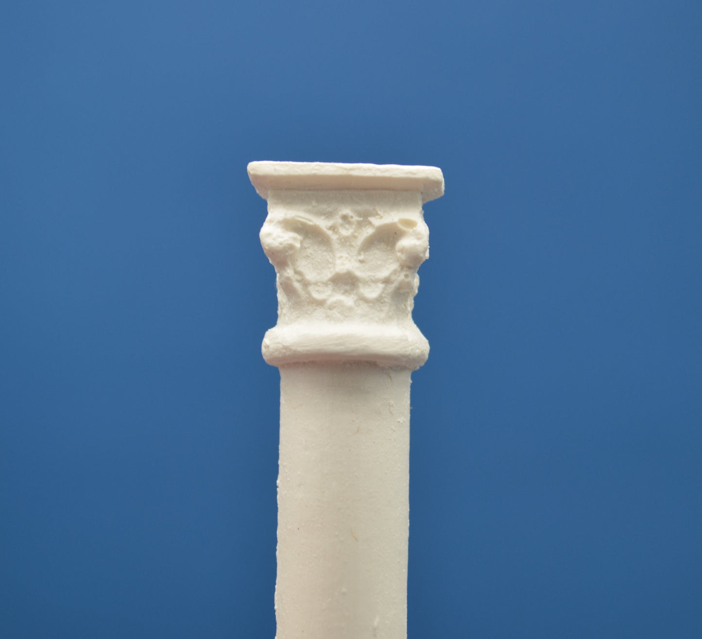 Small Carved Column | Ornate Miniature Decor | Set of Two