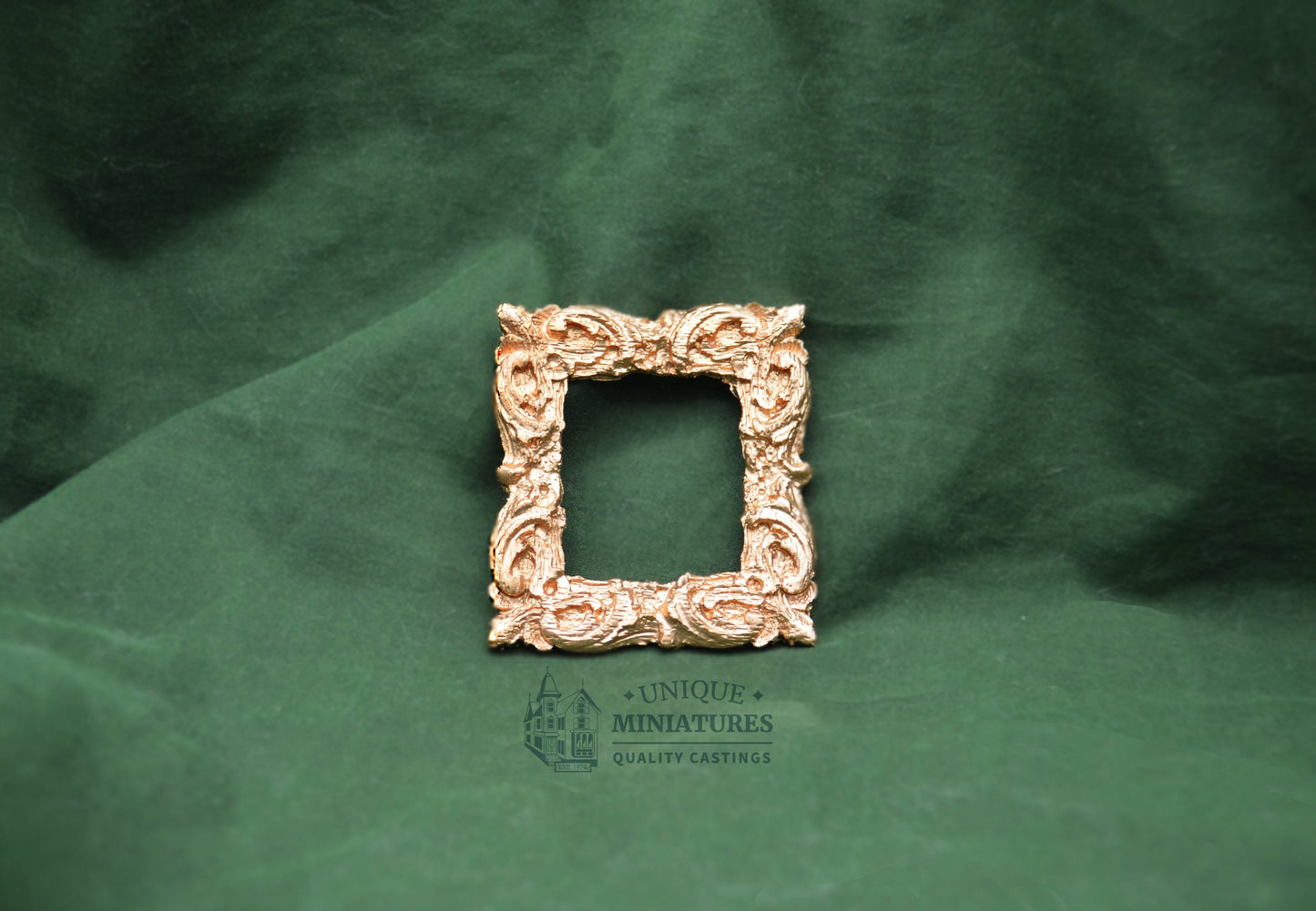 Gold Italian Rococo Frame | Miniature for Dollhouses