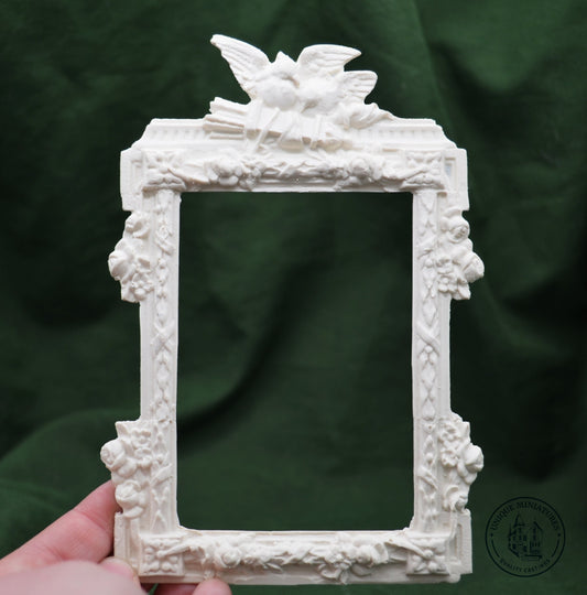 Birds Nest Overmantel Carving | Miniature Ornamentation