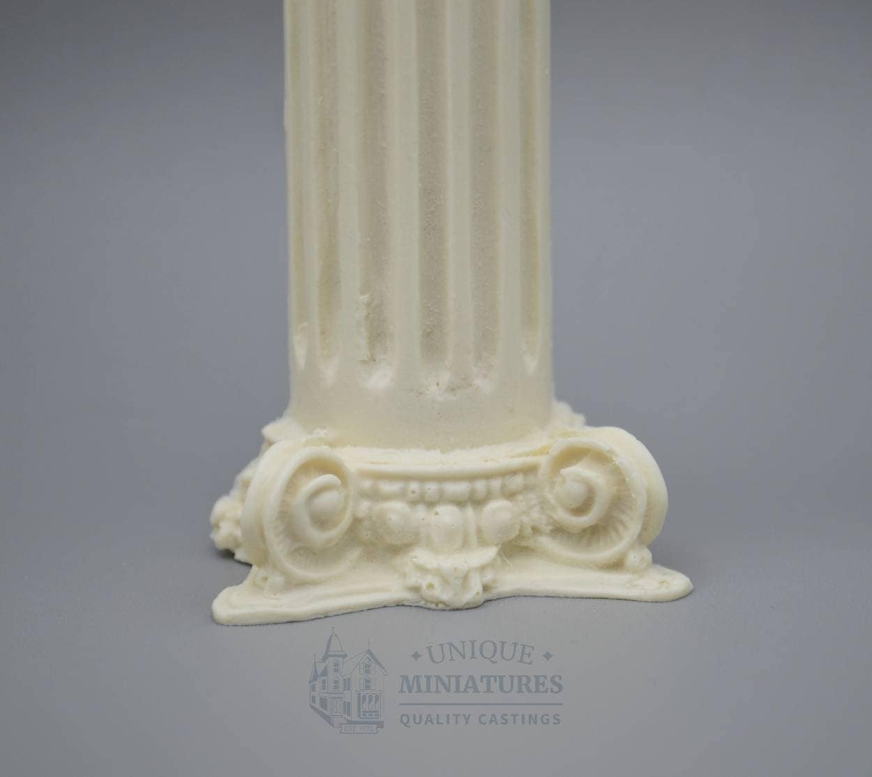Miniature Column Large Regal Column | Ornate Miniature Decor | Set of Two ...
