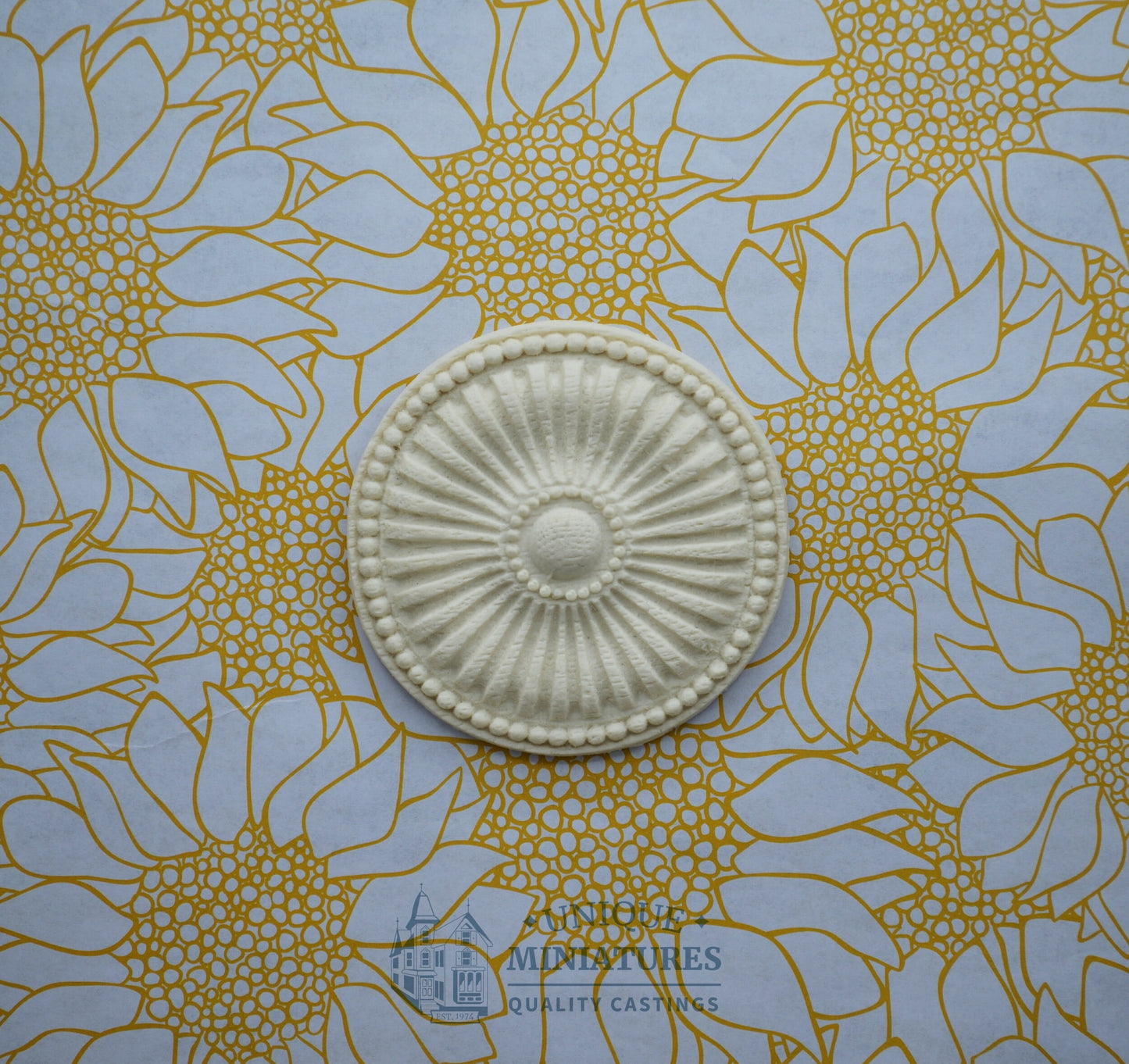 Sunshine Medallion | Miniature Ceiling Carving
