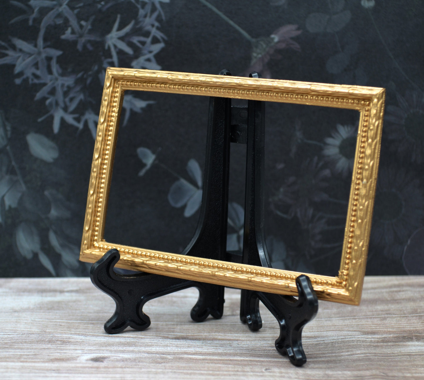 Large Textured Gold Frame | Miniature for Dollhouses