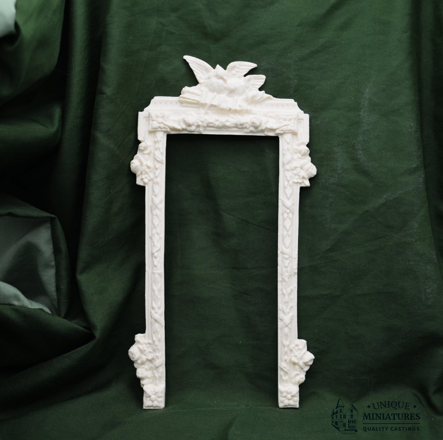 Eagle Crest Door Frame | Ornamentation for Dollhouse