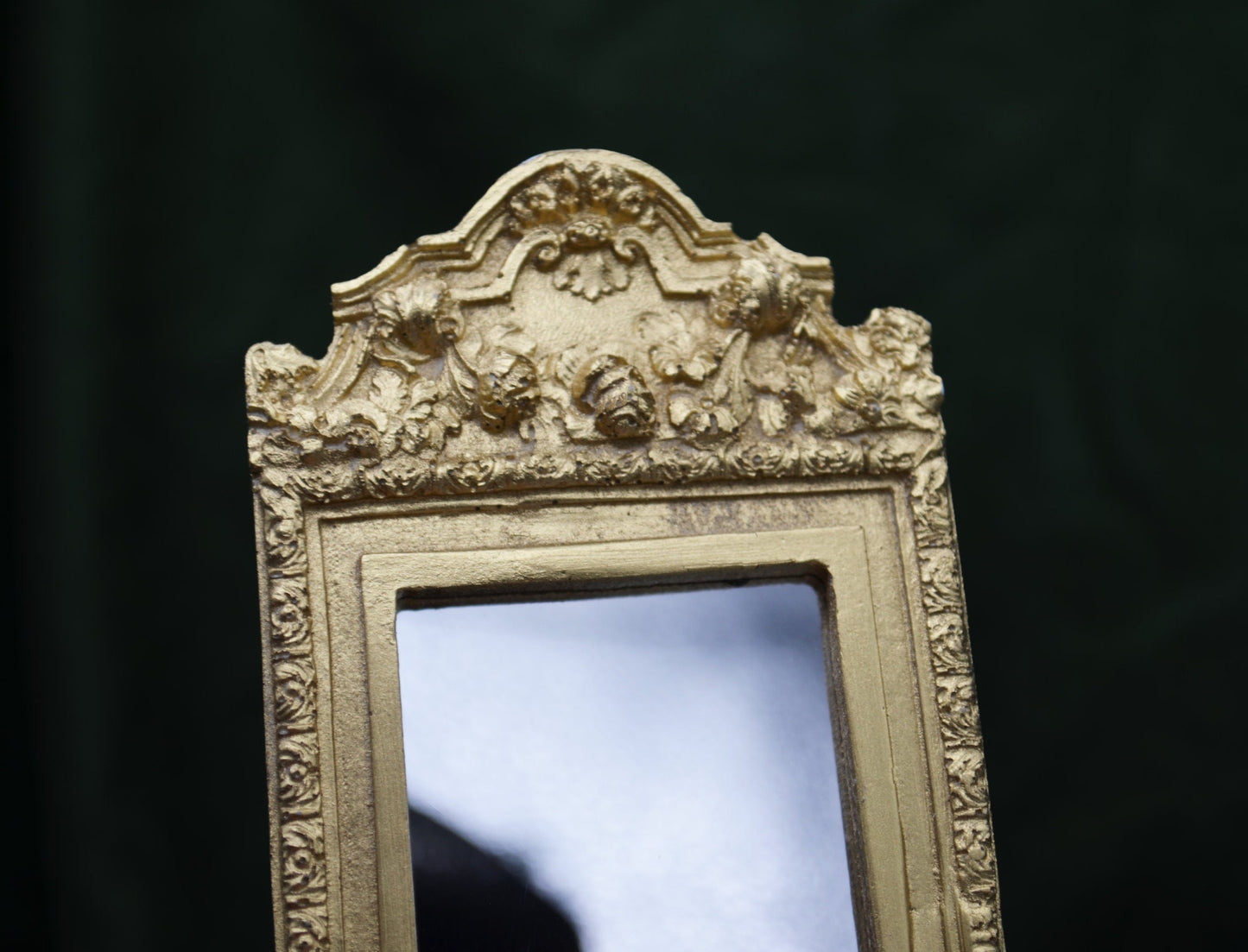 Nouveau Carnation Mirror | Ornamentation for Dollhouse