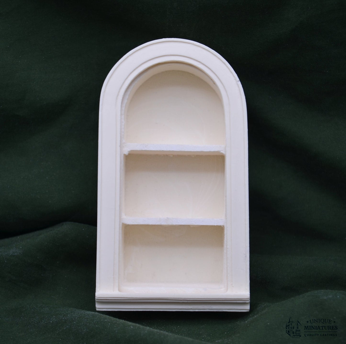 Rounded Miniature Bookshelf | Ornamentation for Dollhouse