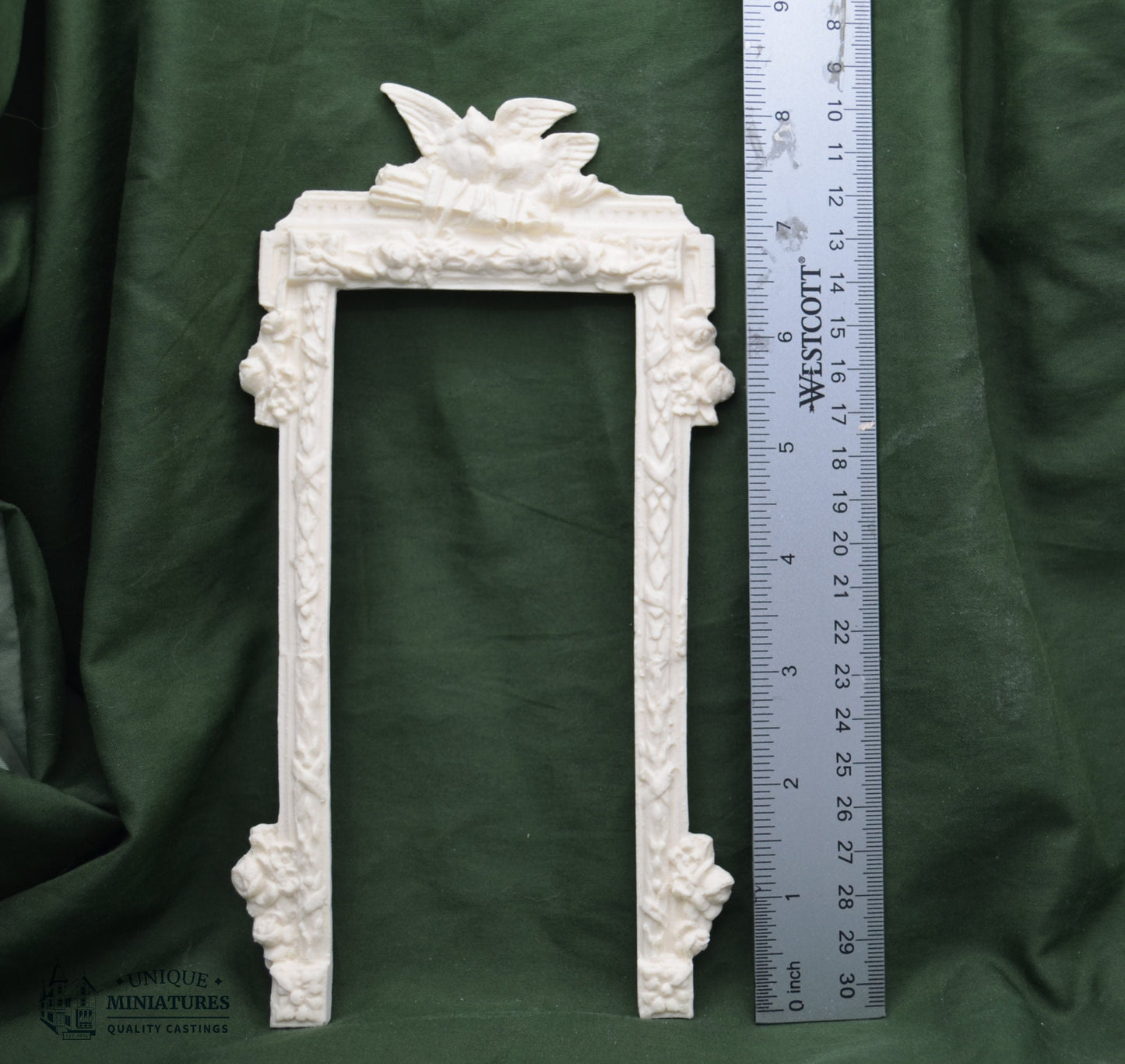 Eagle Crest Door Frame | Ornamentation for Dollhouse