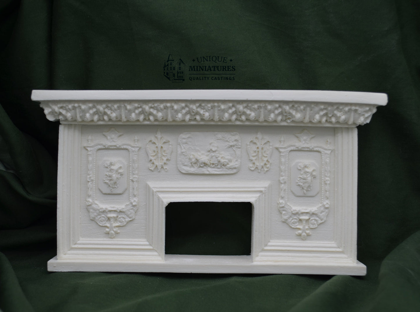 Baroque Goddess Fireplace | Ornamentation for Dollhouse