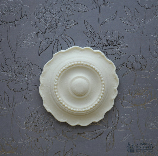 Mother of Pearl Medallion | Miniature Ceiling Carving