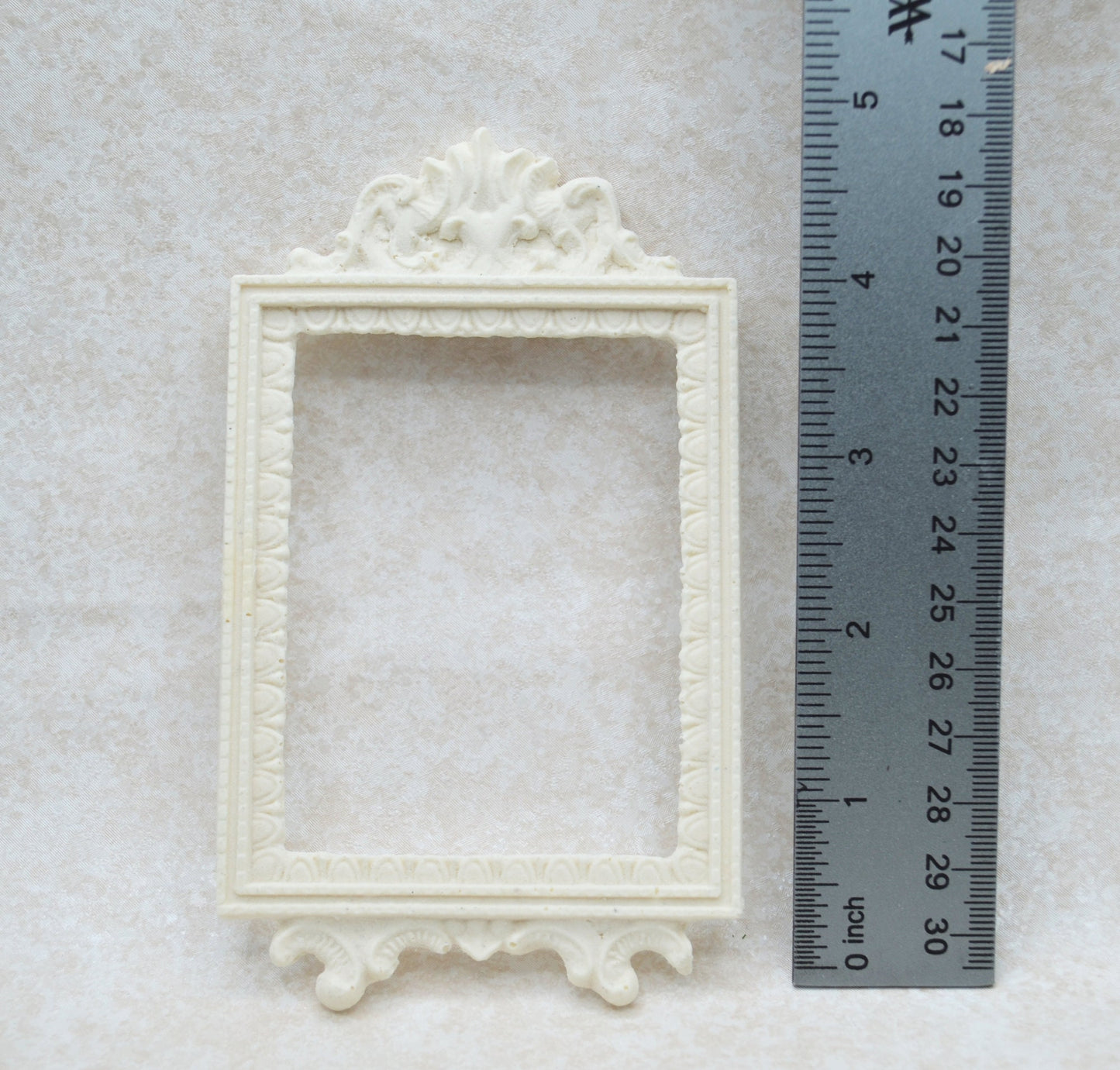 Regal Scroll Overmantel | Ornamentation for Dollhouse Miniatures