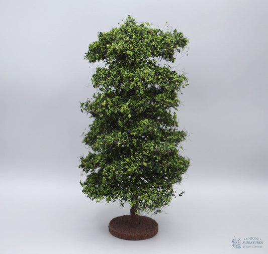 Variegated Green Elm Tree | 8 Inches | Miniature for Dollhouse Garden