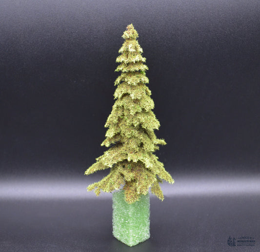 Appalachian Green Spruce Tree on Spike | 6 Inches | Miniature for Garden