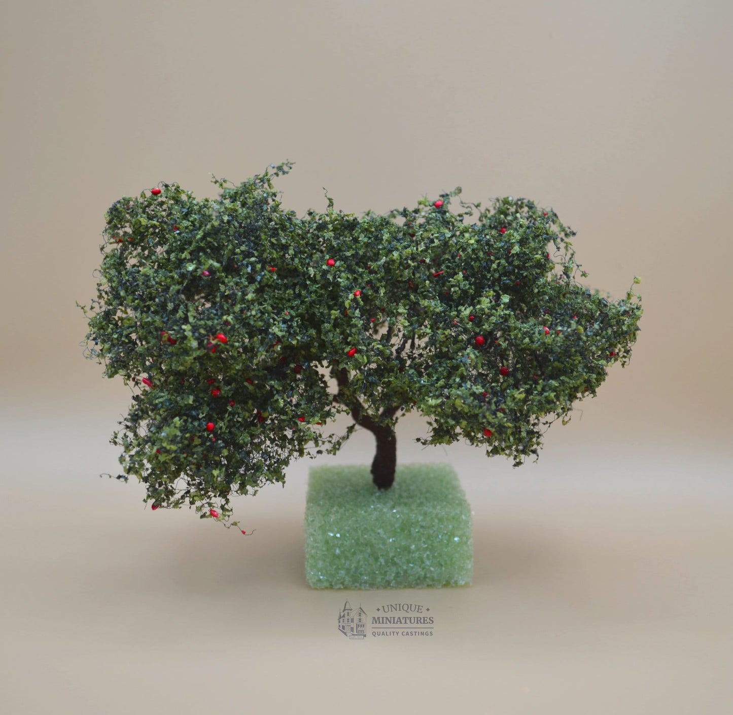 Ornamental Delicious Red Apple Tree | 4 Inches | Miniature for Dollhouse Garden