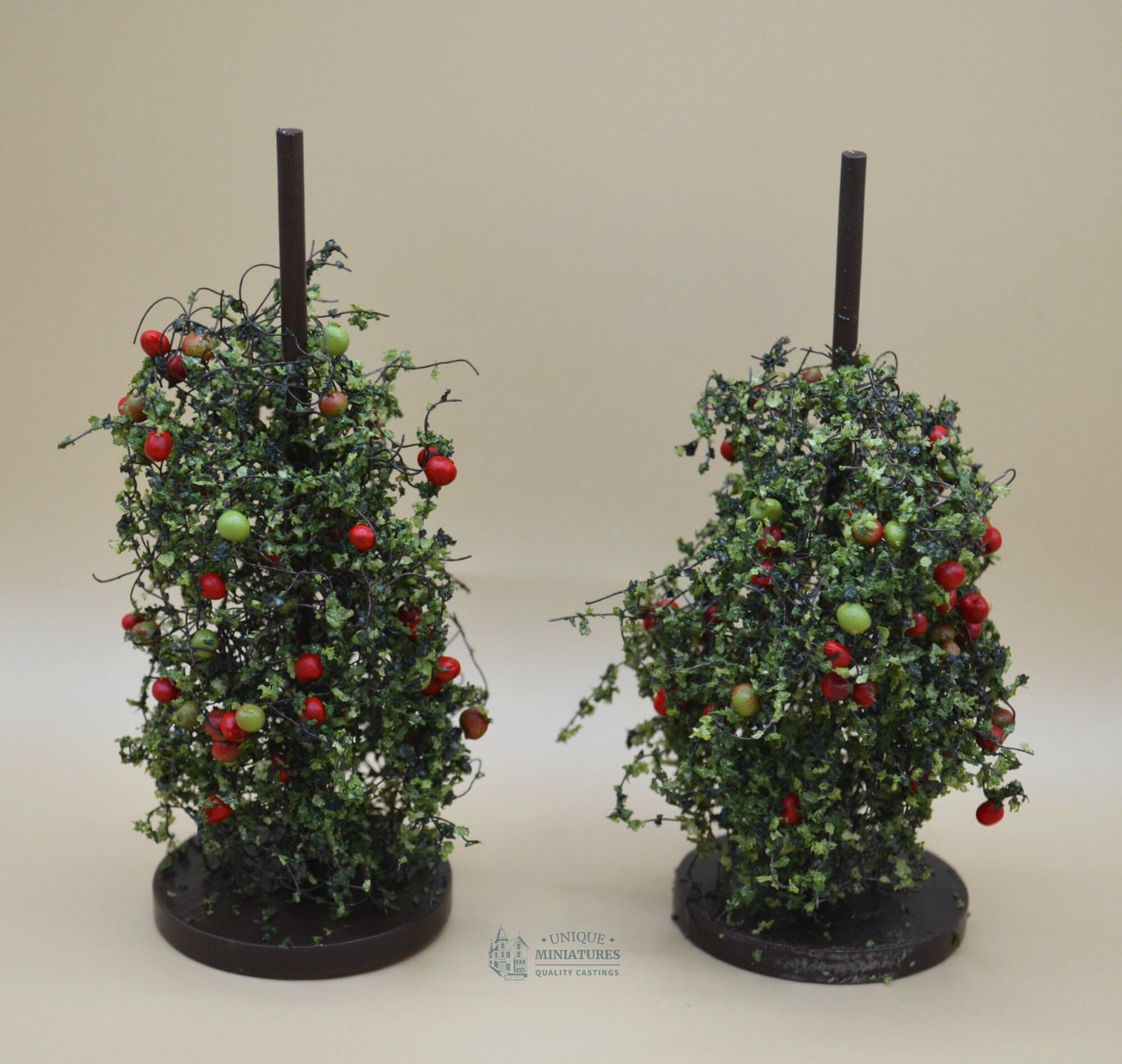 Tomato Plants | 5 Inches | Set of 2 | Miniature for Dollhouse Garden