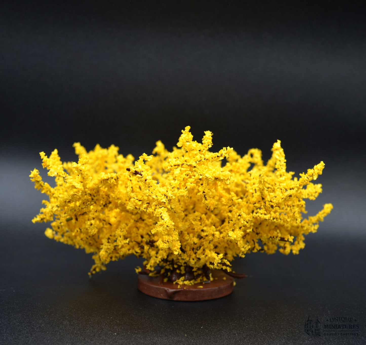 Large Forsythia Bush | 5 Inches | Miniature for Dollhouse Garden