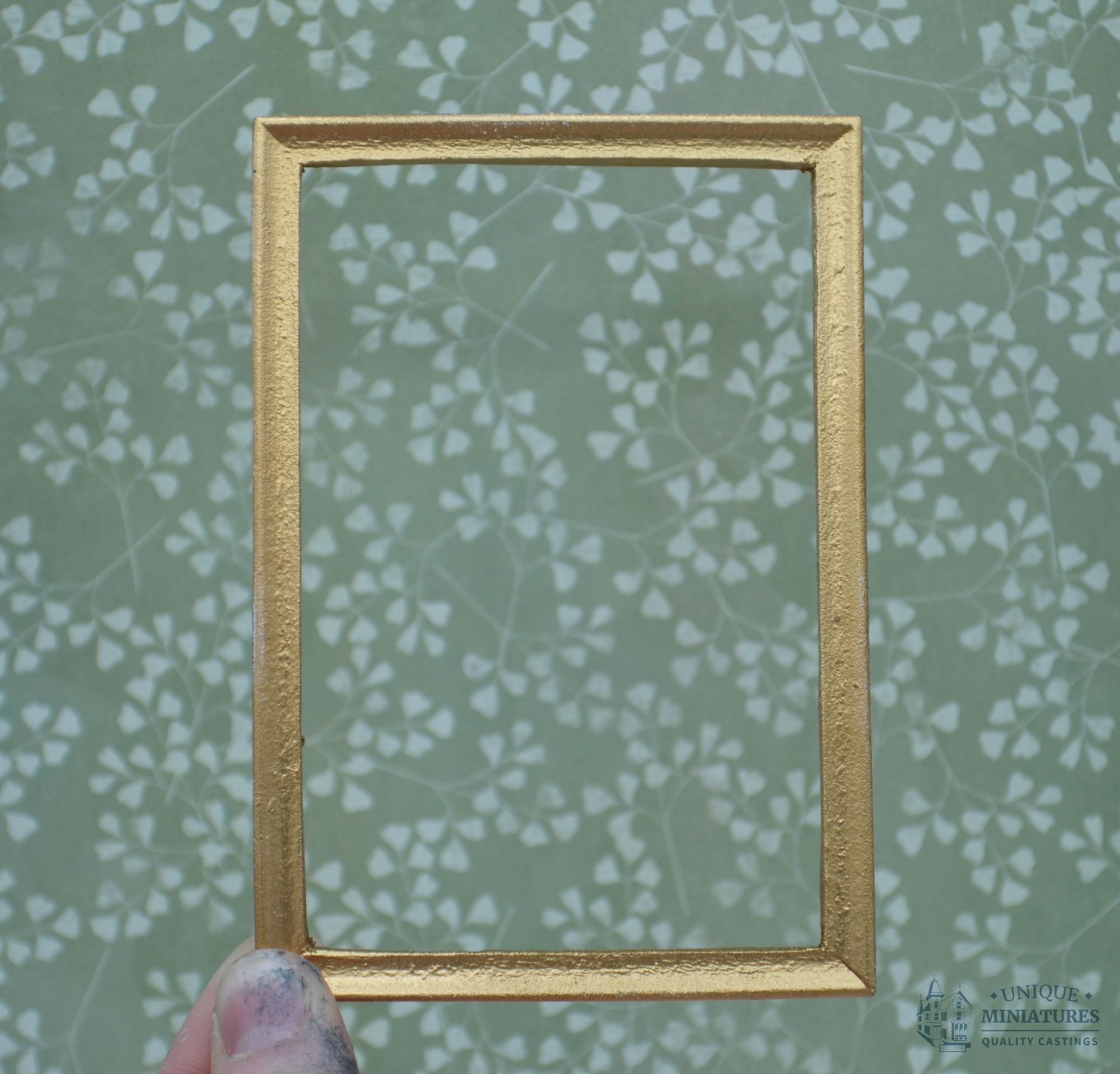 Simple Rectangular Frame | Miniature for Dollhouses – uniqueminiatureswv