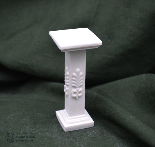 Feather Pedestal | Ornamentation for Dollhouse Miniatures